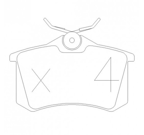 Plaquettes de frein arrière GT2i Club pour Citroën DS3 Racing VTi Turbo Peugeot 208 GTi Renault Clio 3 4 RS (étriers LUCAS/TRW)