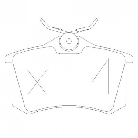 Plaquettes de frein arrière GT2i Club pour Citroën DS3 Racing VTi Turbo Peugeot 208 GTi Renault Clio 3 4 RS (étriers LUCAS/TRW)