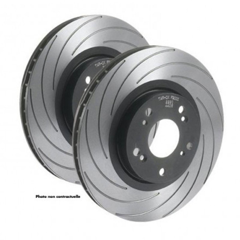 Disques de frein arrière pleins TAROX finition F2000 pour Citroën C4 / DS3 Racing VTi Turbo / Peugeot 208 GTi / 307 CC