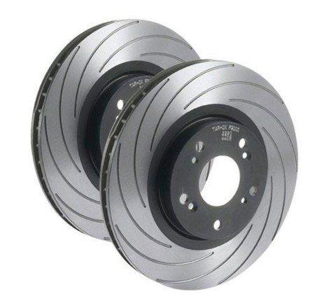 Disques de frein avant pleins TAROX finition F2000 pour Citroën DS3 Racing Turbo / Peugeot 208 GTi (323x28mm)