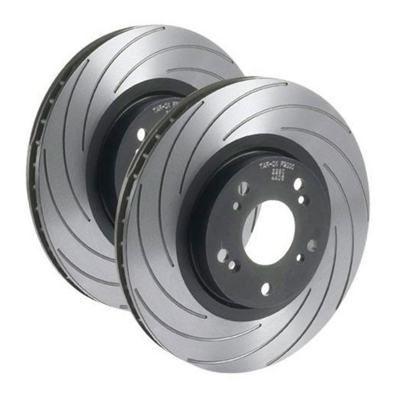 Disques de frein avant pleins TAROX finition F2000 pour Citroën DS3 Racing Turbo / Peugeot 208 GTi (323x28mm)