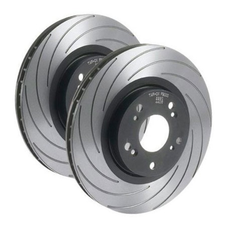 Disques de frein avant pleins TAROX finition F2000 pour Citroën DS3 Racing Turbo / Peugeot 208 GTi (323x28mm)