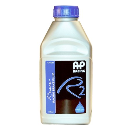 Liquide de frein DOT 4 AP Racing R2 500ml 204°C/312°C