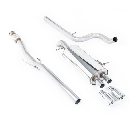 Système d'échappement Cat-Back MILLTEK pour Citroën DS3 Racing / Turbo (sans silencieux)