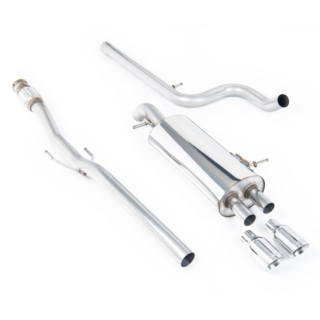 Système d'échappement Cat-Back MILLTEK pour Citroën DS3 Racing / Turbo (sans silencieux)