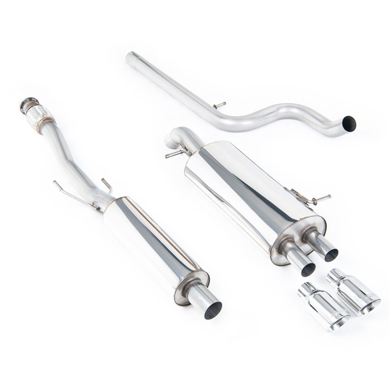Système d'échappement Cat-Back MILLTEK pour Citroën DS3 Racing / Turbo (avec silencieux)