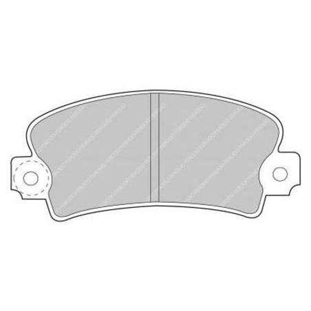 Plaquettes frein avant FERODO DS3000 FCP72R pour Talbot Samba Rallye (étrier BENDIX)