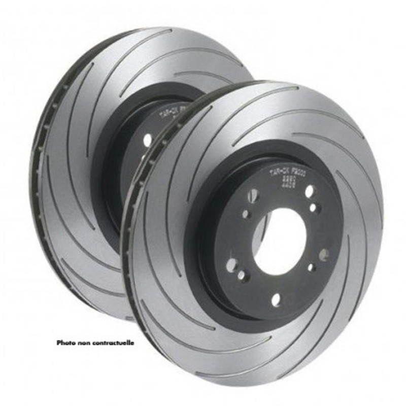 Disques de frein avant pleins TAROX finition F2000 pour Peugeot 104 ZS / Talbot Samba Rallye