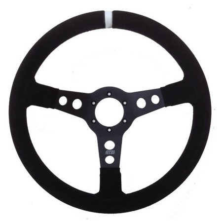 Volant GT2i Pro 70 Peau retournée Noir/Noir pour Citroën C2 VTS / Renault Clio I Williams