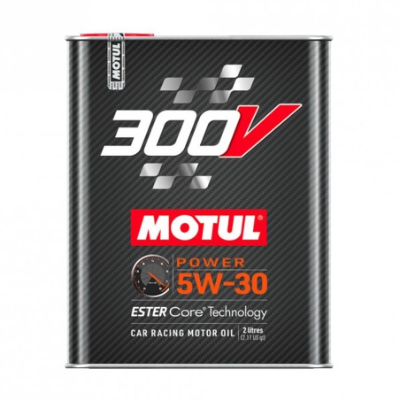 Huile moteur MOTUL 300V 5W30 Power Racing (2 litres)
