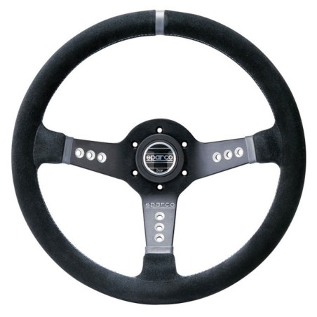 Volant Sparco L777 en peau retourné noire pour Citroën C2 VTS / Renault Clio I Williams