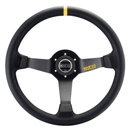 Volant Sparco R345 en cuir noir pour Citroën C2 VTS / Renault Clio I Williams