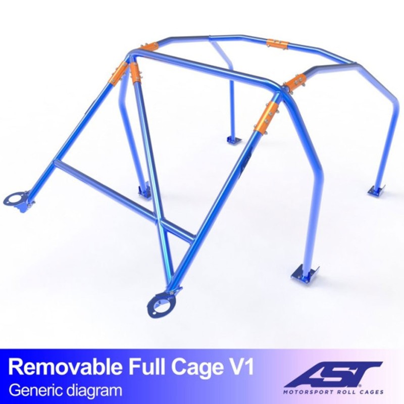 Arceau AST Trackday/Loisir 6 points à boulonner pour Citroën C2 (dont VTS et VTR) 3-Portes Hayon