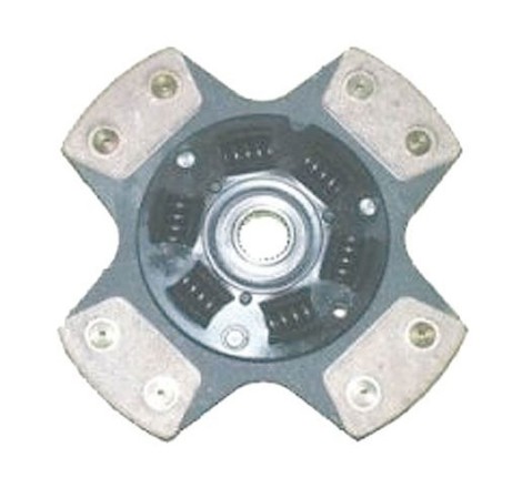 Disque d'embrayage Bratex (4 patins fritté amorti 6 ressorts) pour Citroën C2 VTS / Saxo VTS / ZX Volcane / Peugeot 205 309 GTi