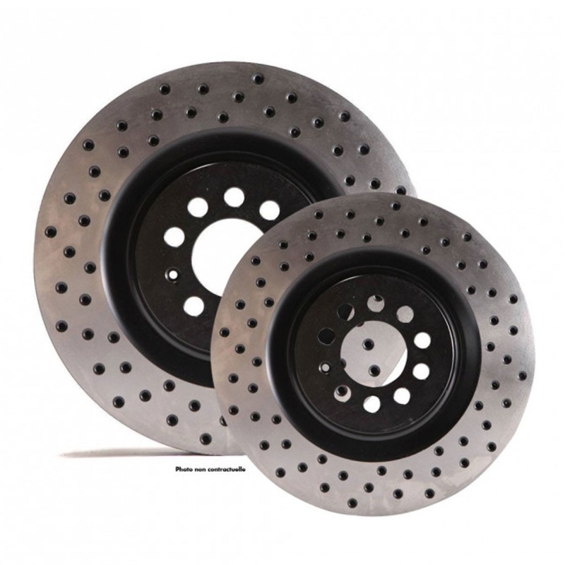 Disques de frein TAROX finition D95 percés pour Peugeot 307 CC & Féline / Citroën C2 VTS & VTR