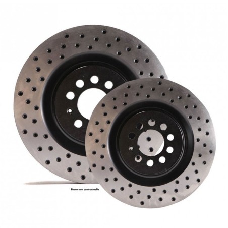 Disques de frein TAROX finition D95 percés pour Peugeot 307 CC & Féline / Citroën C2 VTS & VTR