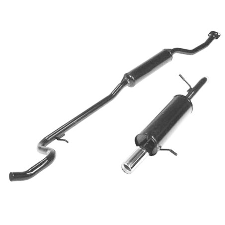 Ligne d'échappement Groupe N GT2i pour Citroën C2 VTS (en acier)