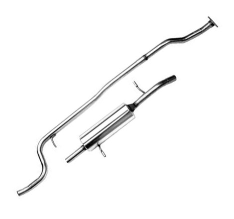 Ligne d'échappement Groupe N GT2i pour Citroën C2 VTS (en inox)