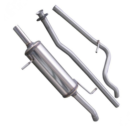 Ligne d'échappement Groupe N INOXCAR pour Citroën C2 VTS (en inox / Diamètre 50mm)