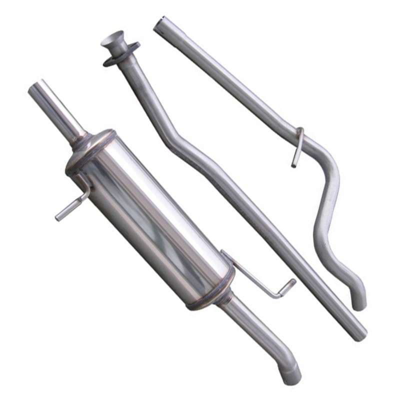 Ligne d'échappement Groupe N INOXCAR pour Citroën C2 VTS (en inox / Diamètre 50mm)