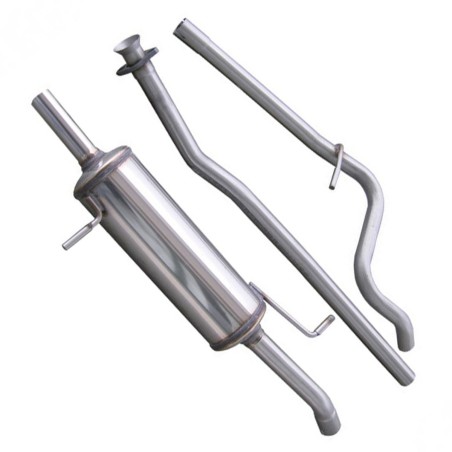 Ligne d'échappement Groupe N INOXCAR pour Citroën C2 VTS (en inox / Diamètre 50mm)