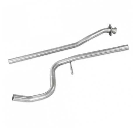 Intermédiaire d'échappement / Tube central INOXCAR pour Citroën C2 VTS