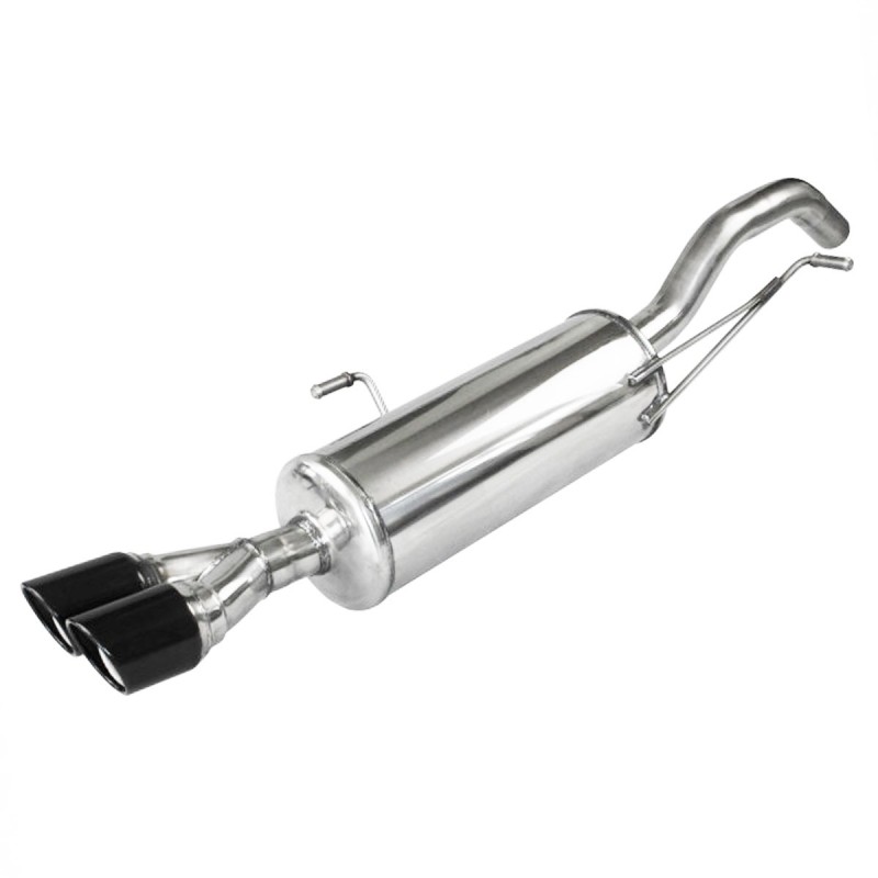 Silencieux d'échappement arrière INOXCAR Black Edition pour Peugeot RCZ 1.6 THP (homologué CE)