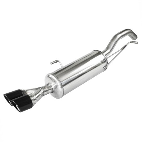 Silencieux d'échappement arrière INOXCAR Black Edition pour Peugeot RCZ 1.6 THP (homologué CE)