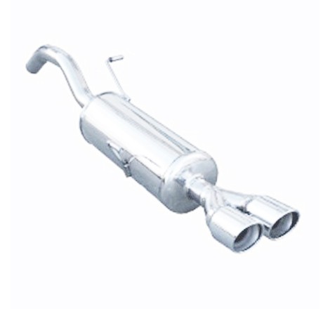 Silencieux d'échappement (version RACE) 2x80mm INOXCAR pour Peugeot RCZ 1.6 16v / THP (homologué CE)