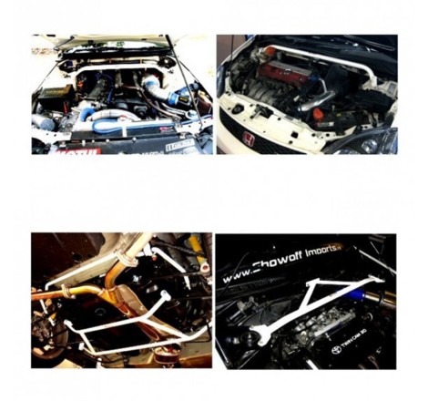 Barre anti-rapprochement inférieure arrière ULTRA RACING pour Peugeot 308 II GTi / RCZ THP