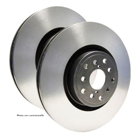Disques de frein avant ventilés TAROX finition ZERO lisses pour Peugeot 207 THP / Citroën C4 VTS