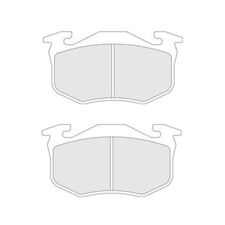 Plaquettes de frein arrière Carbone Lorraine 4034 RC5+/RC6 pour Citroën Xsara VTS / Saxo VTS / ZX Volcane