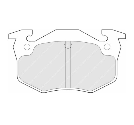 Plaquettes de frein arrière Ferodo DS Performance FDS558 pour Citroën Xsara VTS / Saxo VTS (étrier BENDIX)