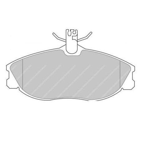 Plaquettes de frein avant FERODO DS2500 FCP1063H pour Citroën Xsara VTS / Peugeot 406 Coupé / 306 S16