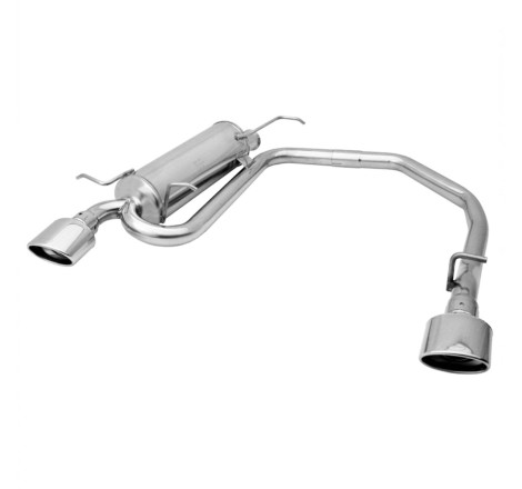 Echappement avec silencieux arrière droit + gauche INOXCAR pour Citroën Xsara VTS (2.0 16V / 167ch / 2004-)
