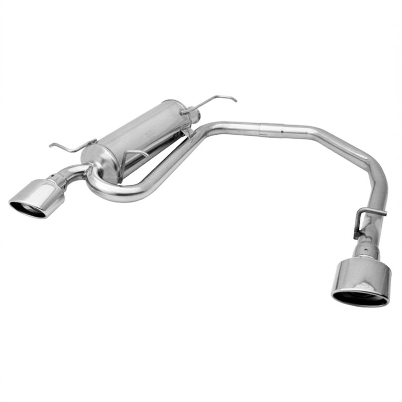 Echappement avec silencieux arrière droit + gauche INOXCAR pour Citroën Xsara VTS (2.0 16V / 167ch / 2004-)