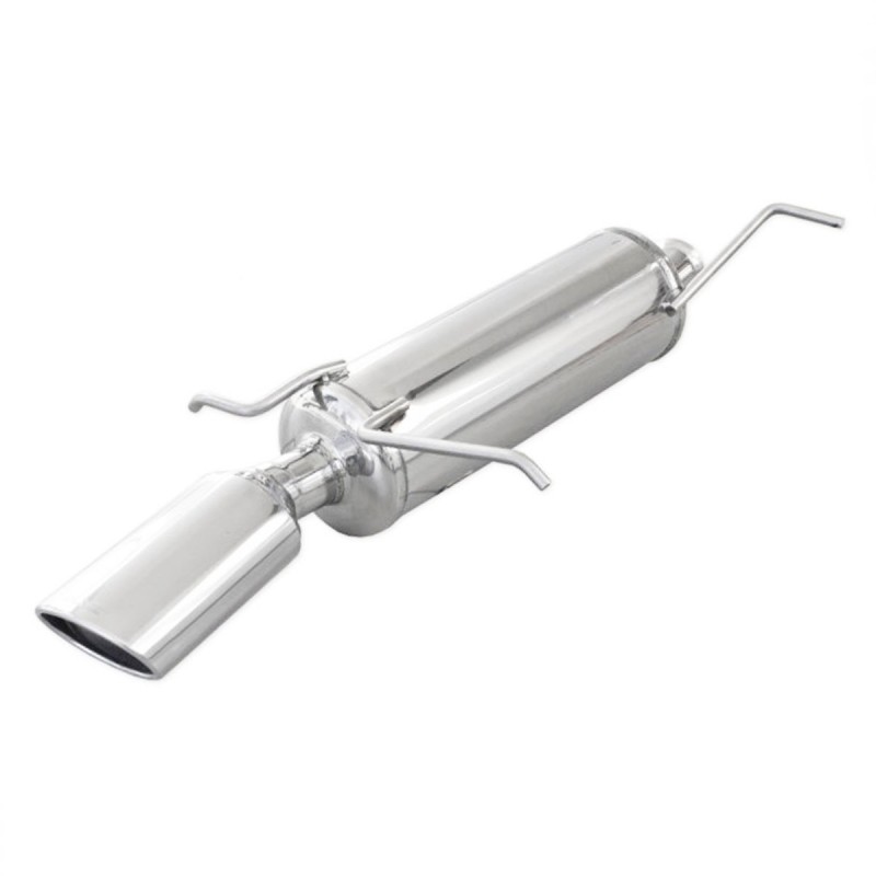 Silencieux / Terminal d'échappement 120x80mm INOXCAR pour Citroën Xsara VTS 2.0 16V (homologué CE)