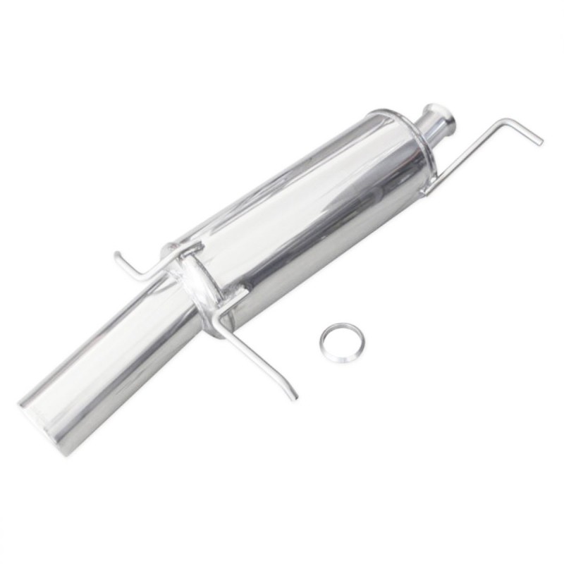 Silencieux / Terminal d'échappement 1x102mm INOXCAR pour Citroën Xsara VTS 2.0 16V (homologué CE)