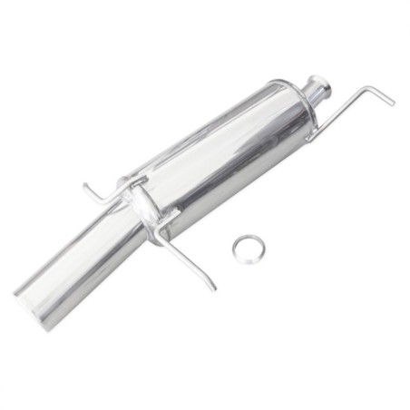 Silencieux / Terminal d'échappement 1x102mm INOXCAR pour Citroën Xsara VTS 2.0 16V (homologué CE)