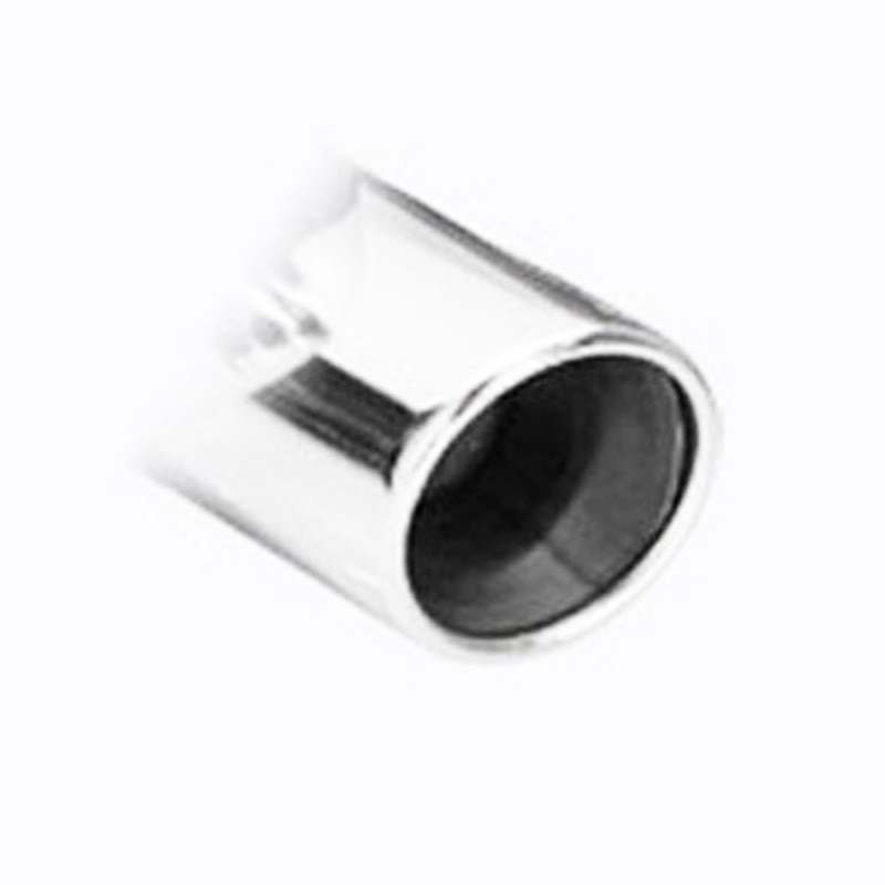 Silencieux / Terminal d'échappement 1x80mm INOXCAR pour Citroën Xsara VTS 2.0 16V (homologué CE)