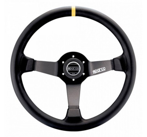 Volant Sparco R345 peau retournée noir pour Renault Clio I Williams