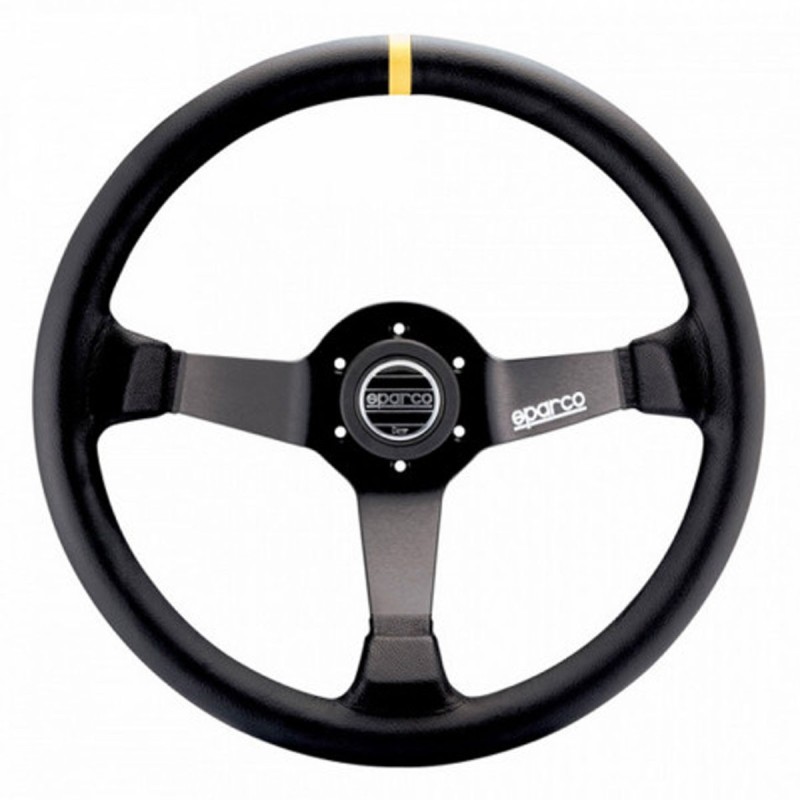 Volant Sparco R345 peau retournée noir pour Renault Clio I Williams