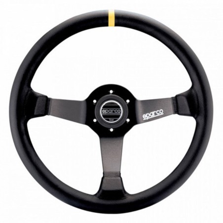 Volant Sparco R345 peau retournée noir pour Renault Clio I Williams