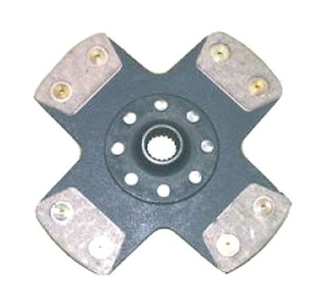 Disque d'embrayage BRATEX (4 patins métal fritté rigide) Renault Super 5 GT Turbo / Clio I RSI / Williams