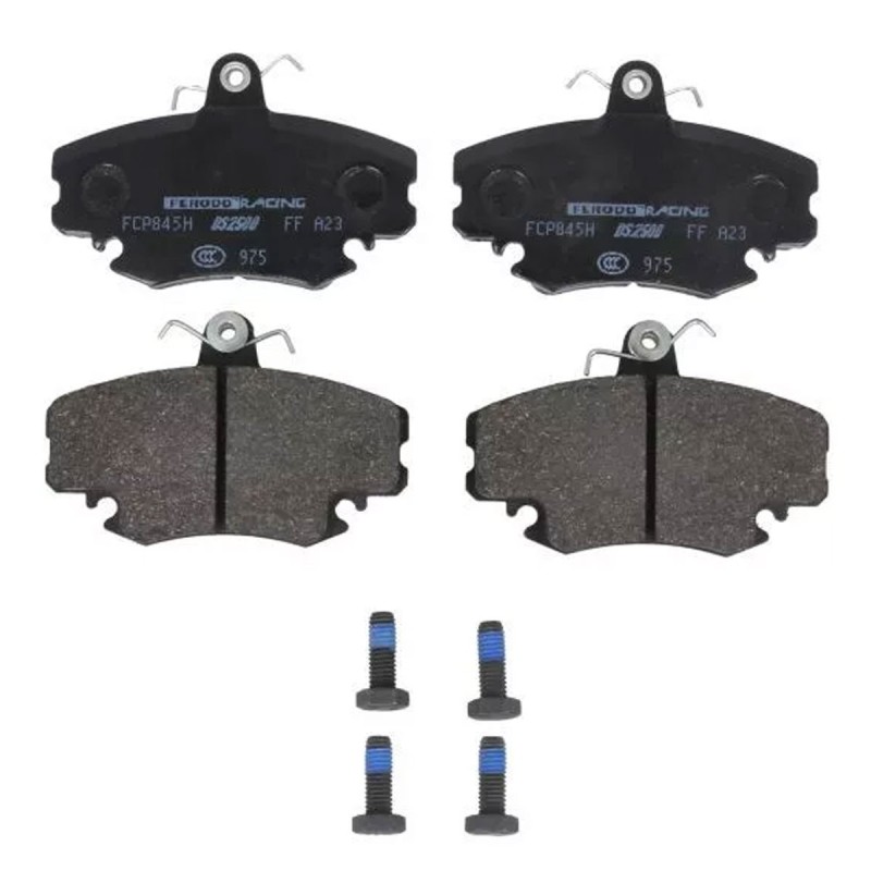 Plaquettes frein avant FERODO DS2500 FCP845H Renault Clio I 16V Williams RSI / Super 5 Turbo GT / Fuego Turbo (étrier LUCAS/TRW)