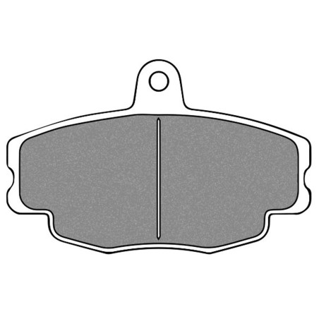 Plaquettes de frein avant Carbone Lorraine 4000 RC5+/RC6/RC6E pour Renault Clio I 16V / RSI / Williams / Clio II 16V