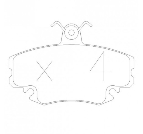 Plaquettes de frein avant GT2i Club pour Renault Clio I 16V / RSi / Williams