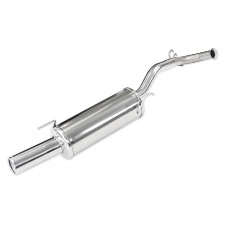Silencieux arrière d'échappement 1x80mm INOXCAR pour Renault Clio I 16S / Williams