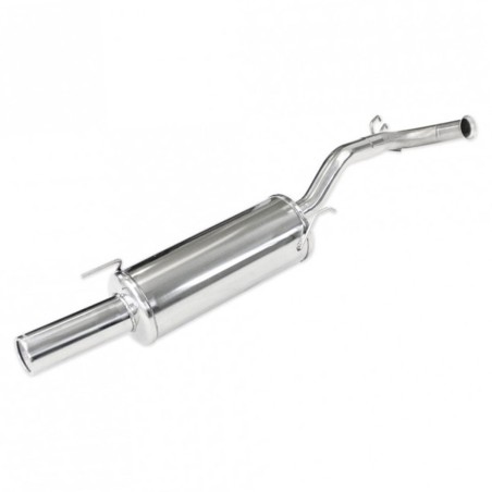 Silencieux arrière d'échappement 1x80mm INOXCAR pour Renault Clio I Williams