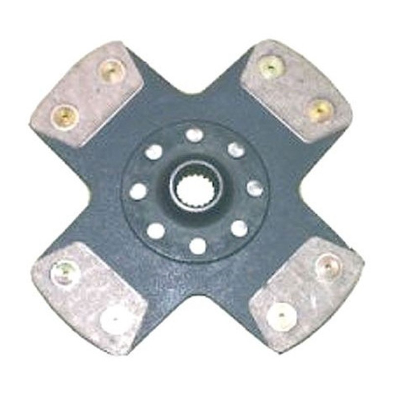 Disque d'embrayage BRATEX (4 patins métal fritté rigide) Renault Clio 2 RS / Megane 2.0 16V